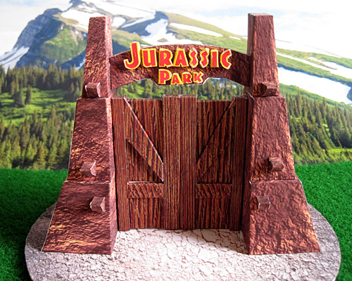 Jurassic Park Gate Papercraft
