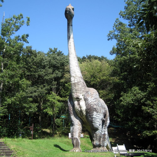 佐野市運動公園のブラキオサウルス