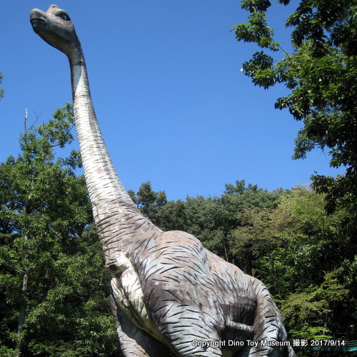 佐野市運動公園のブラキオサウルス