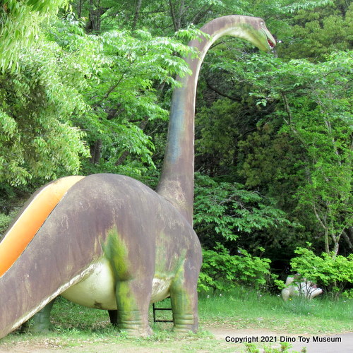 光と風の丘公園のステゴサウルス