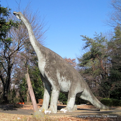 埼玉県こども動物自然公園のブラキオサウルス