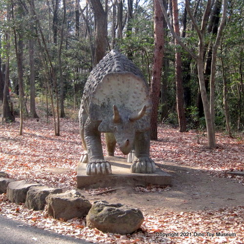 埼玉県こども動物自然公園のトリケラトプス
