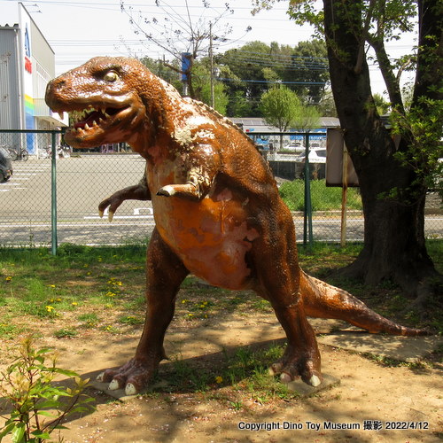 中島公園のミニサイズ ティラノサウルス