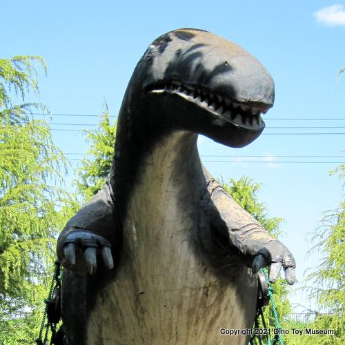 北沼公園のアロサウルス