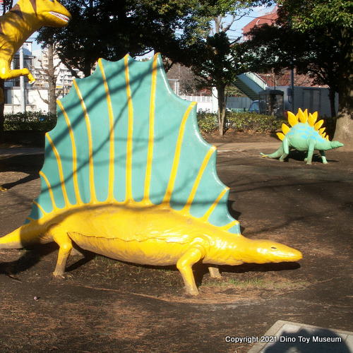 子供の森公園のステゴサウルス