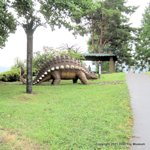 茶臼山恐竜公園のアンキロサウルス