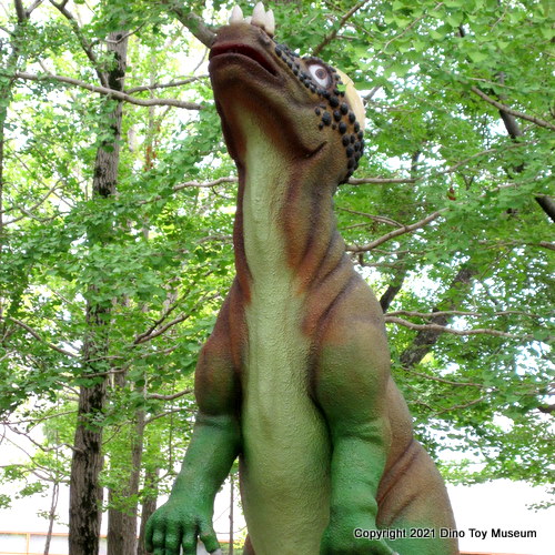 豊橋総合動植物公園　自然史博物館　のんほいパークのパキケファロサウルス
