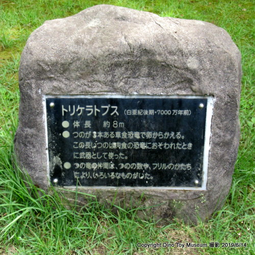 県民公園　太閤山ランドのトリケラトプス