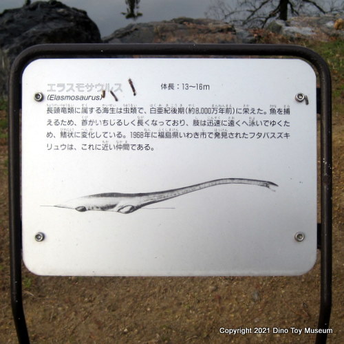 カブトガニ博物館のエラスモサウルス