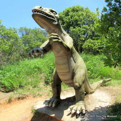 蜂ヶ峯総合公園・恐竜の森のテコドントサウルス