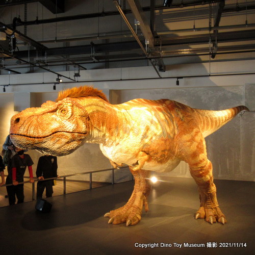 長崎のもざき恐竜パーク　長崎市恐竜博物館の長崎のティラノサウルス復元ロボット