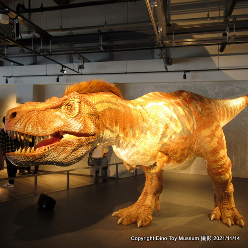 長崎のもざき恐竜パーク　長崎市恐竜博物館の長崎のティラノサウルス復元ロボット