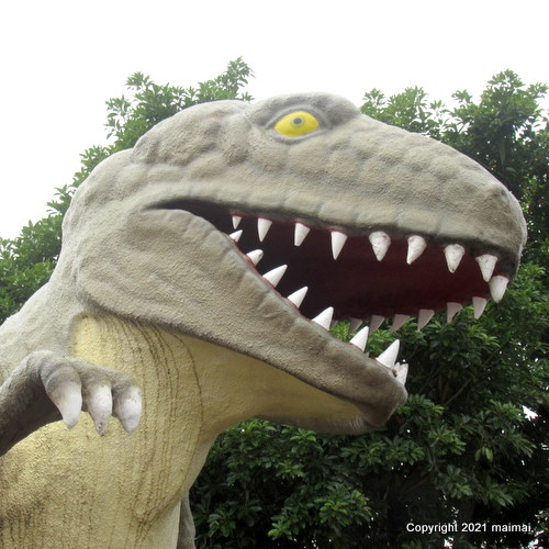 桜島自然恐竜公園のアロサウルス