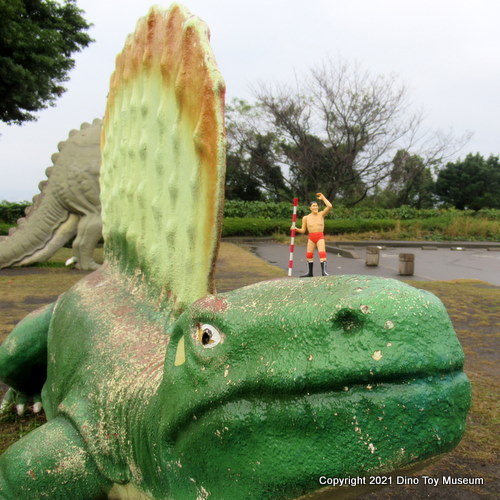 桜島自然恐竜公園のエダホサウルス