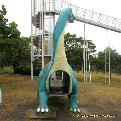 桜島自然恐竜公園のプラテオサウルス